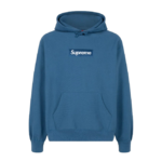 Supreme Box Logo Hooded Sweatshirt (FW23) Blue