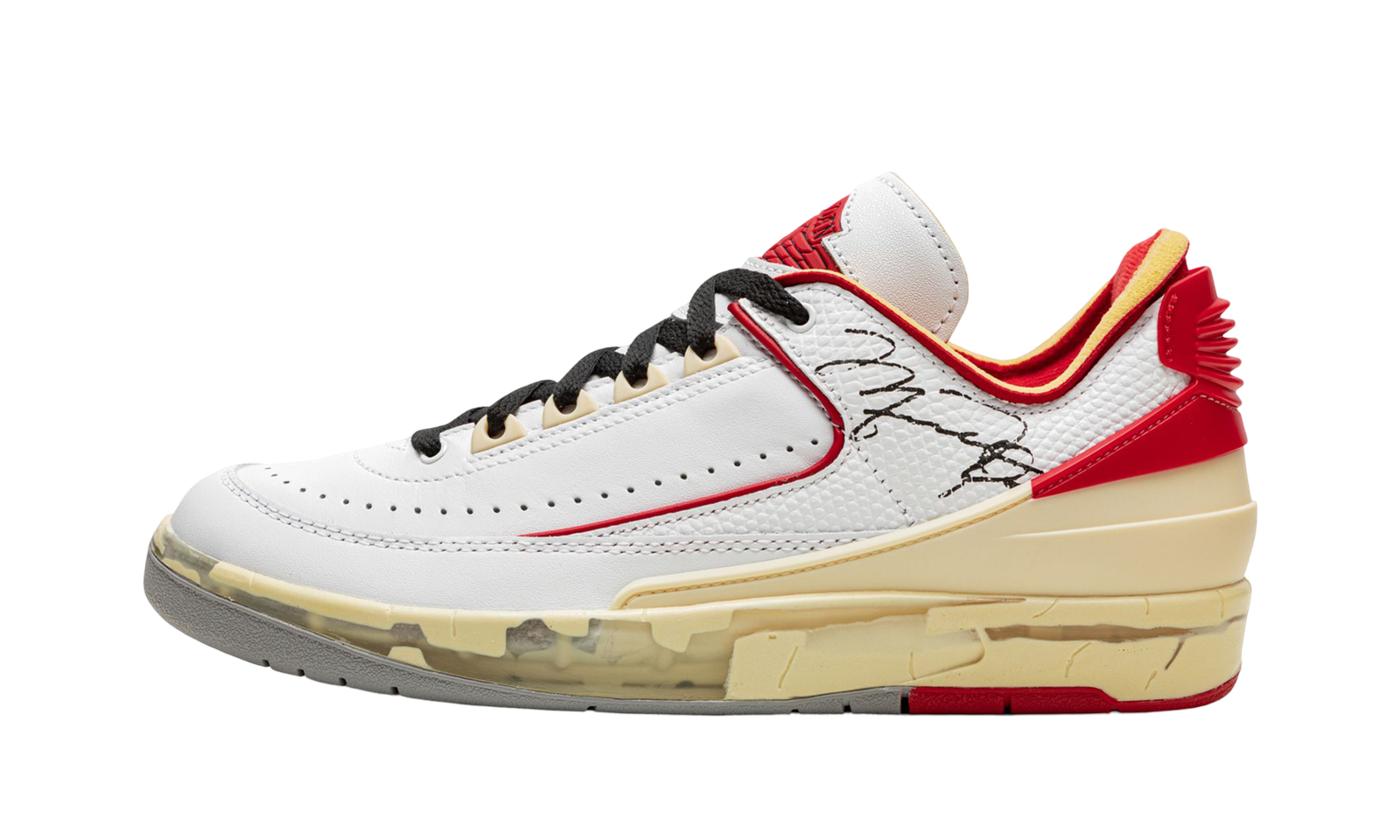 Jordan 2 Retro Low SP 'Off-White' White Red