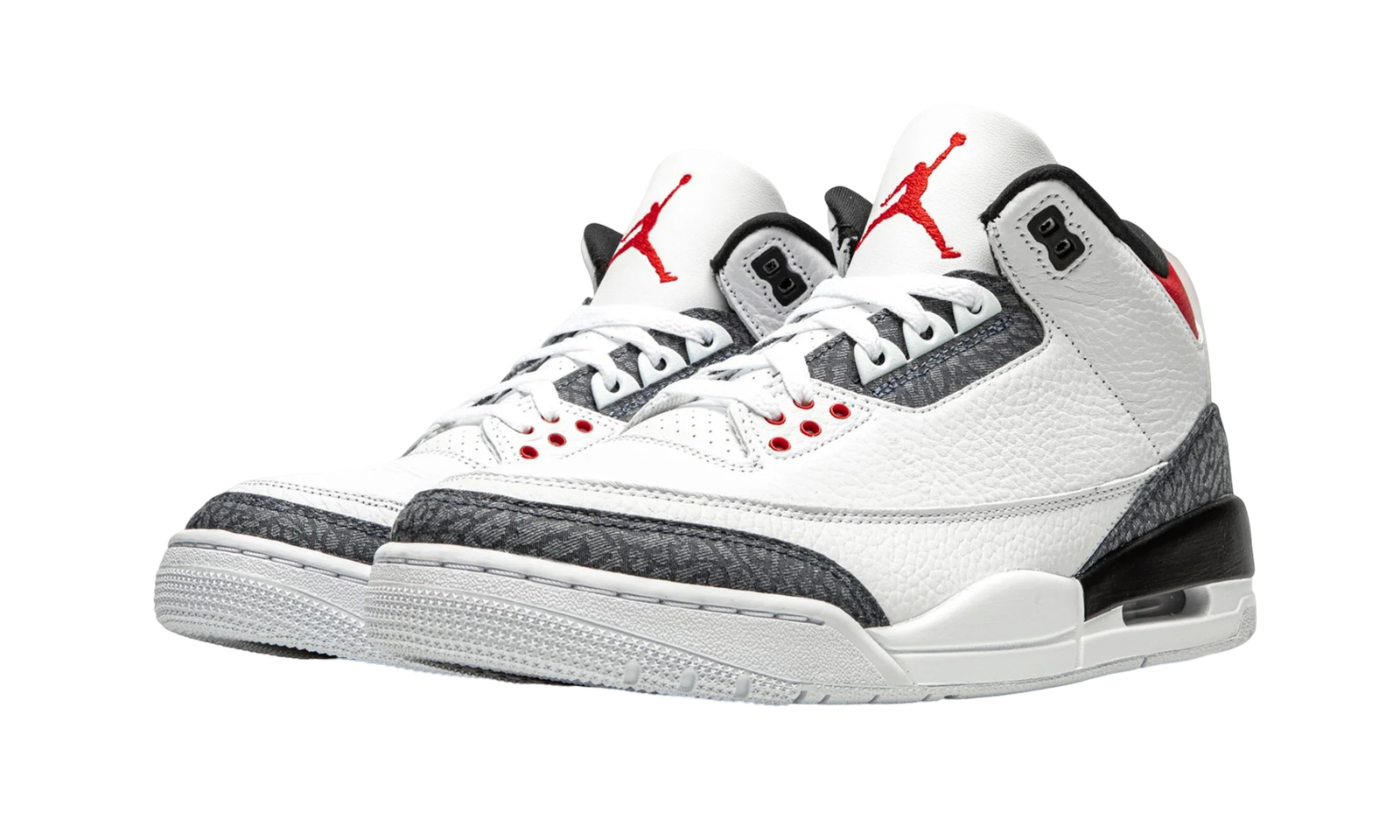 JORDAN 3 RETRO SE-T DENIM "Fire Red" - Image 2
