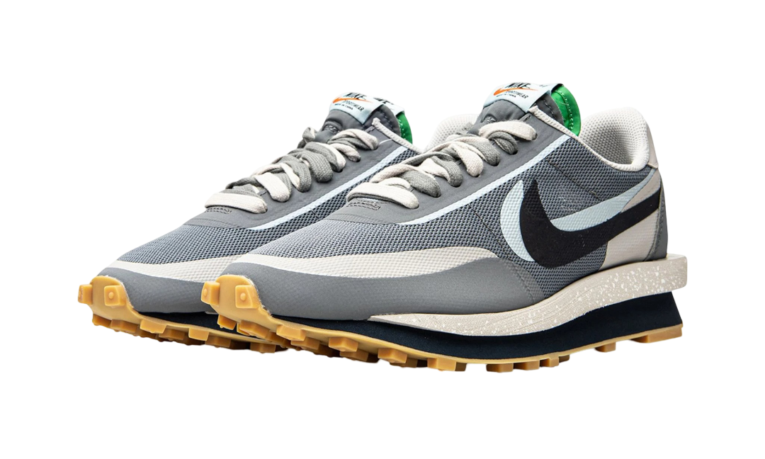 Nike LD Waffle sacai Clot Cool Grey - Image 2