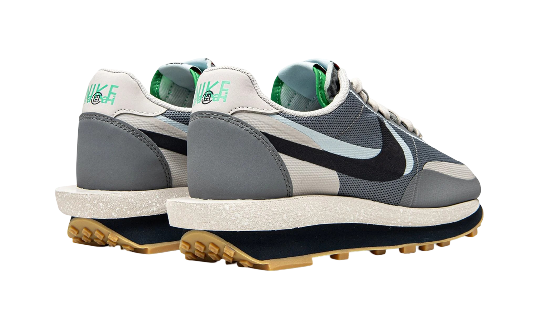 Nike LD Waffle sacai Clot Cool Grey - Image 3