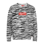 Supreme Box Logo Crewneck Zebra (FW22)